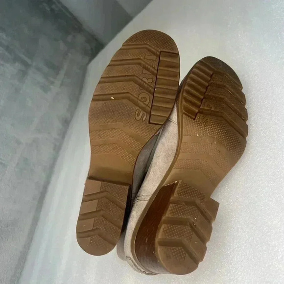 Sorel Women's Cate Cut Out Bootie Waterproof Ankle Boot Ash Brown Sz 8 - Picture 6 of 11